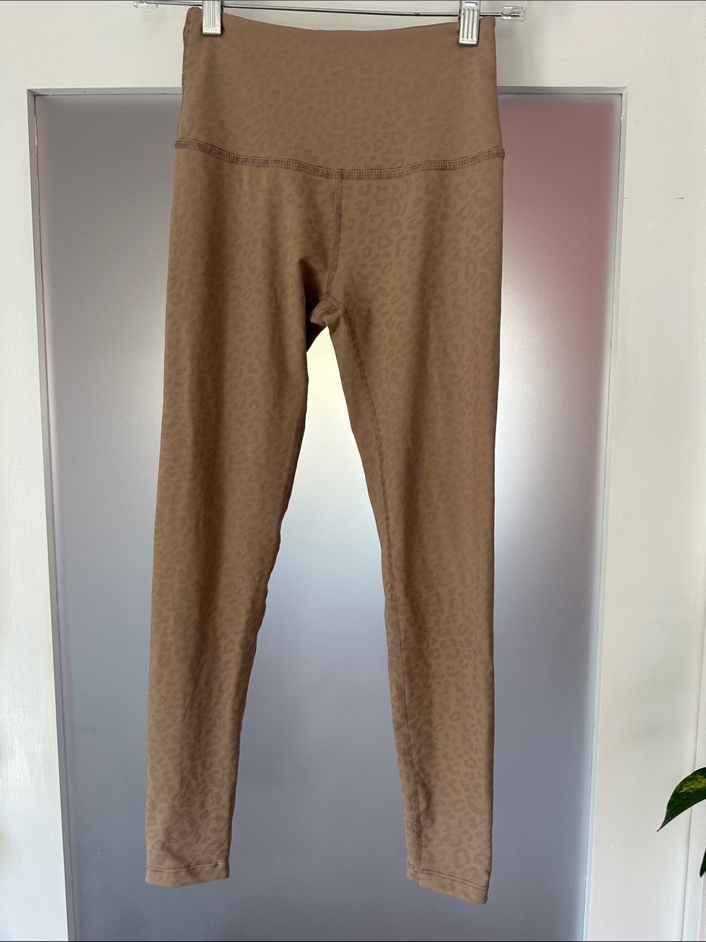 Beyond Yoga High-Waist Brown Leopard Leggings